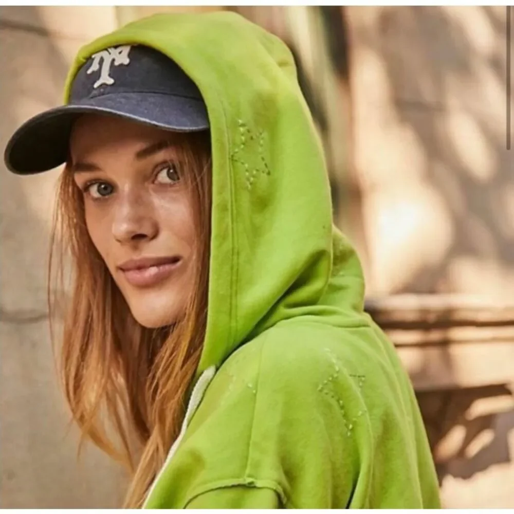 Anthropologie x Saturday/Sunday Starry Cropped Hoodie Size S